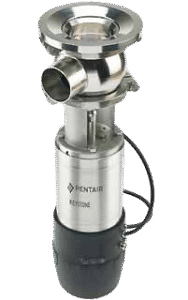 Photo of a Pentair Suedmo single seat tank bottom valve